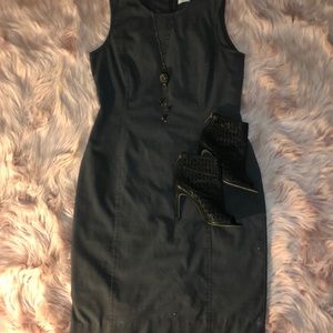 Calvin Klein Grey Werk It Dress